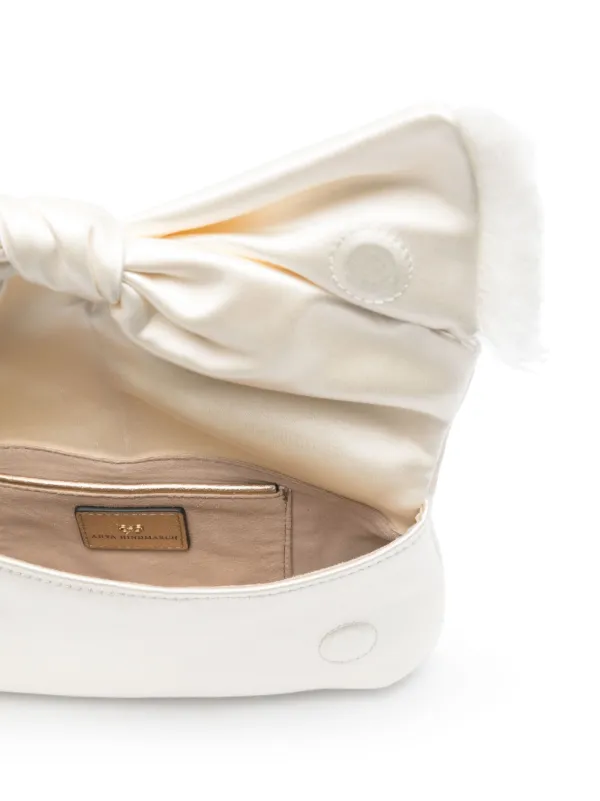 Anya Hindmarch リボン クラッチバッグ | ホワイト | FARFETCH JP