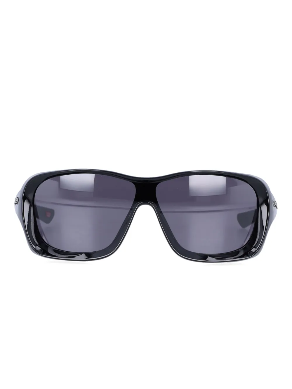 Oakley De La Salle Oversized Shield Sunglasses In 黑色