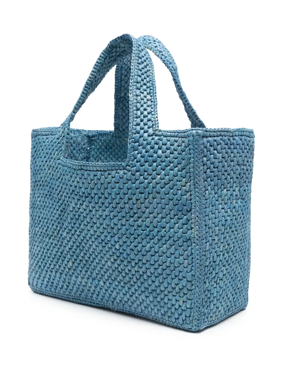 LOEWE Font kleine shopper Blauw