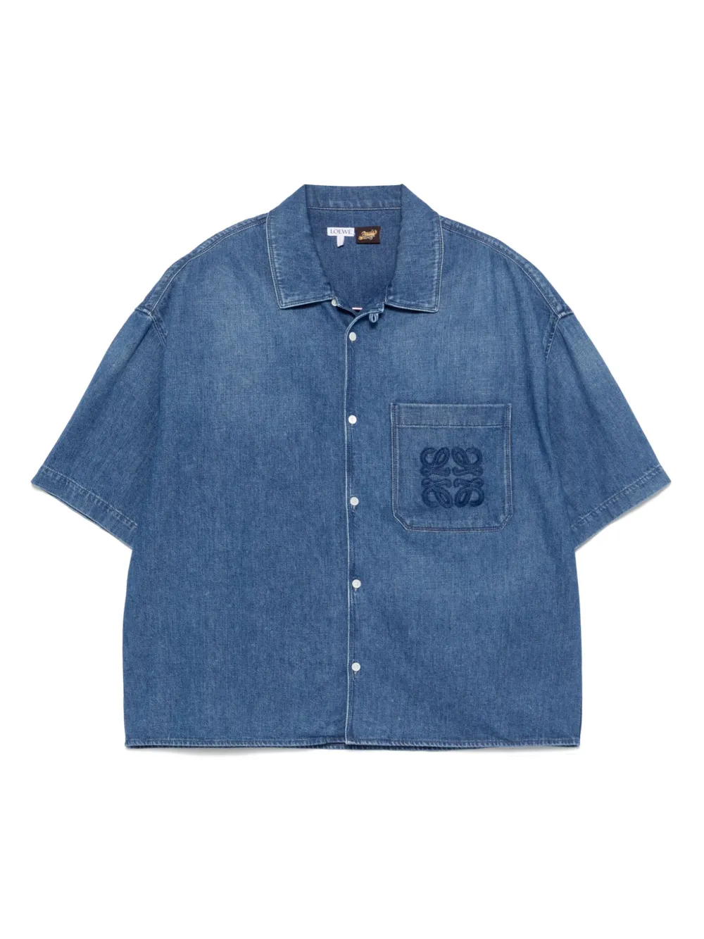 Anagram-patch shirt