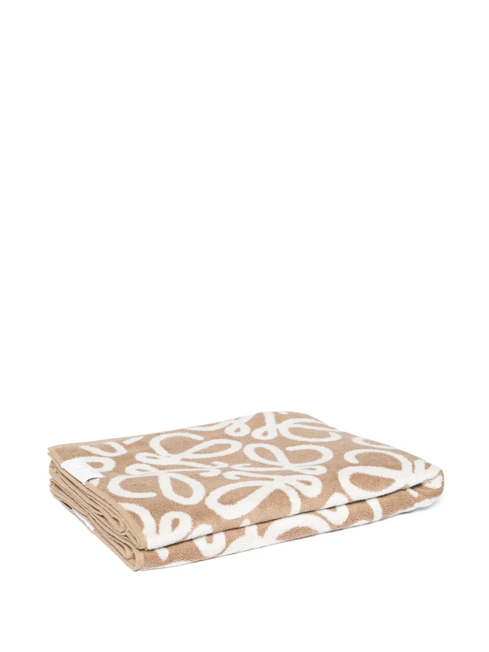 LOEWE cotton towel (95cm x 185cm) | Neutrals | Image 1