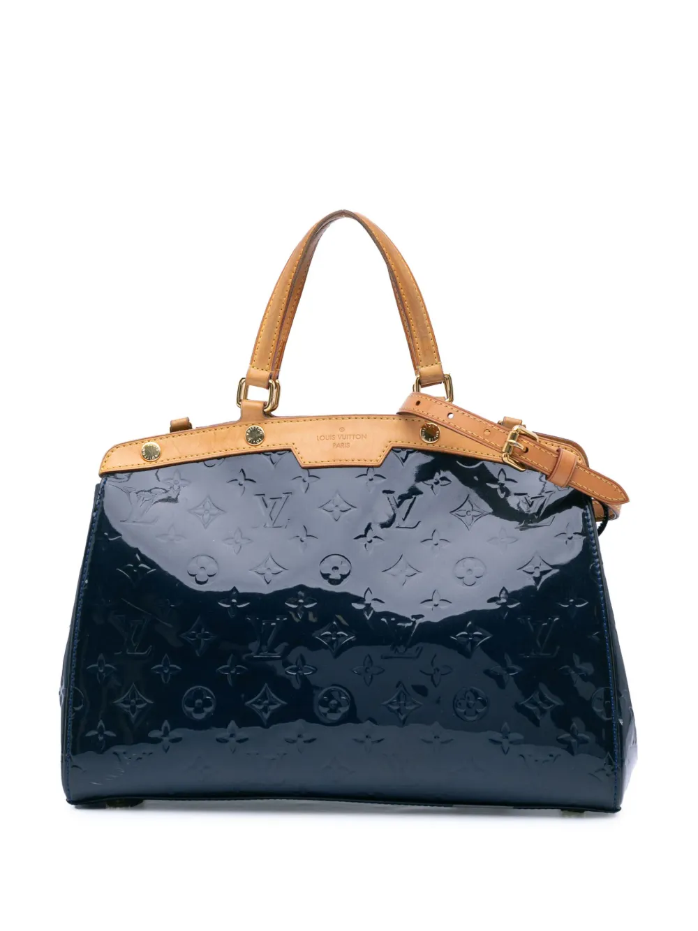 Louis Vuitton Pre-Owned 2013 모노그램 베르니 브레아 MM 사첼 백 | 블루 | FARFETCH KR