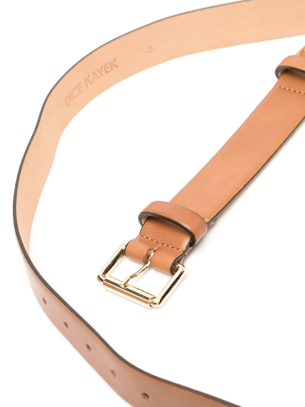  Dice Kayek Leather Belt - Brown 