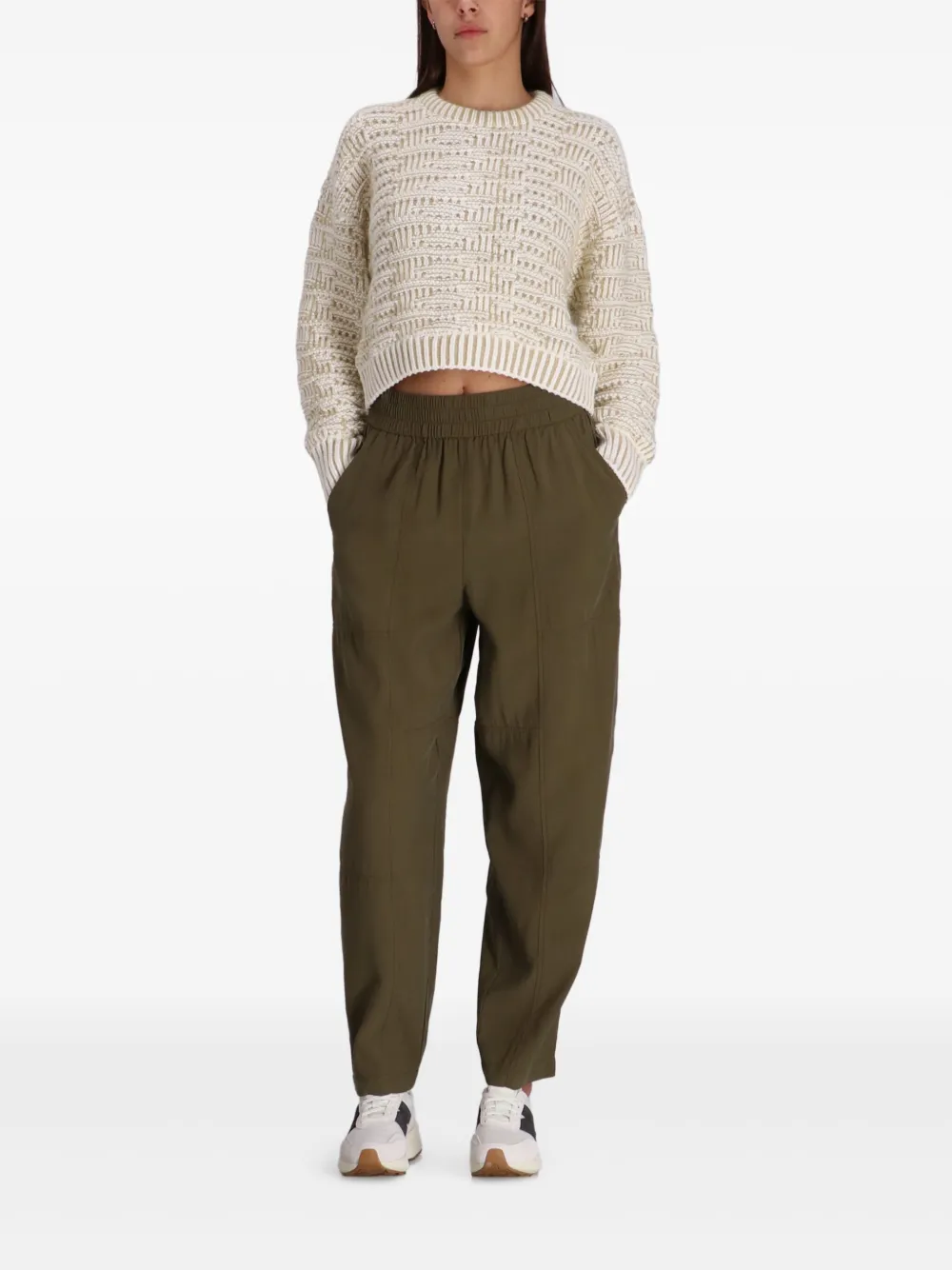 BOSS Flomira trui Beige
