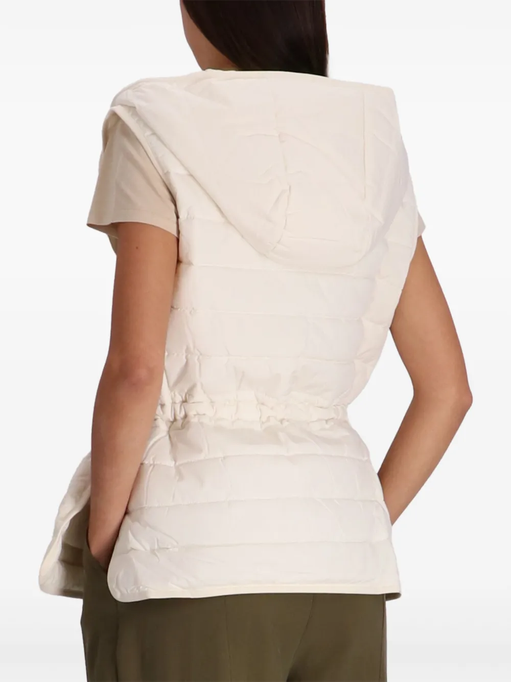 BOSS Bodywarmer met capuchon Beige