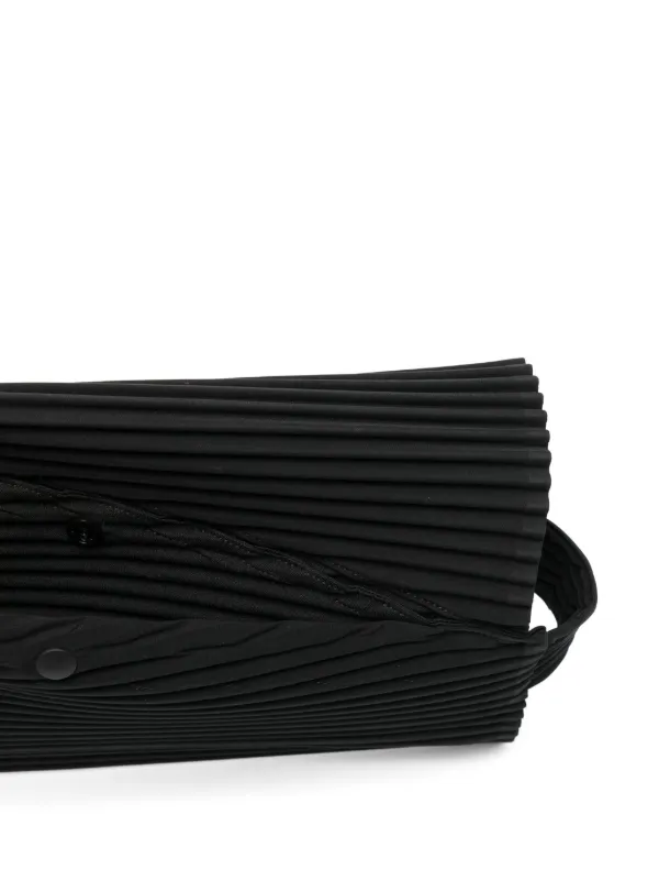 Homme Plissé Issey Miyake Overlap Shoulder Bag | Black Homme Plissé Issey Miyake Overlap Shoulder Bag | Black