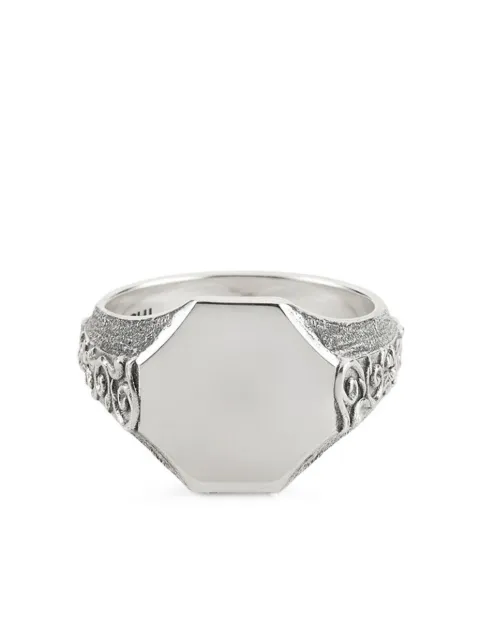 Emanuele Bicocchi brushed-finish ring 
