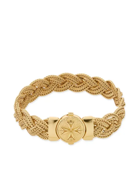 Emanuele Bicocchi large diamond-cut flat braided bracelet