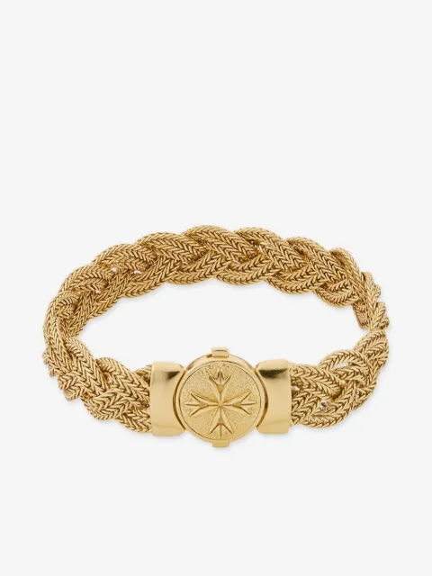 Emanuele Bicocchi grand bracelet plat à design tressé