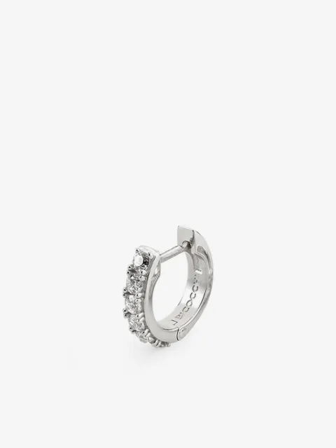 Emanuele Bicocchi Crystal hoop earring