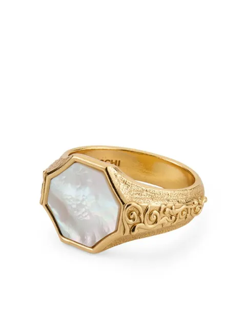Emanuele Bicocchi brushed-finish ring 