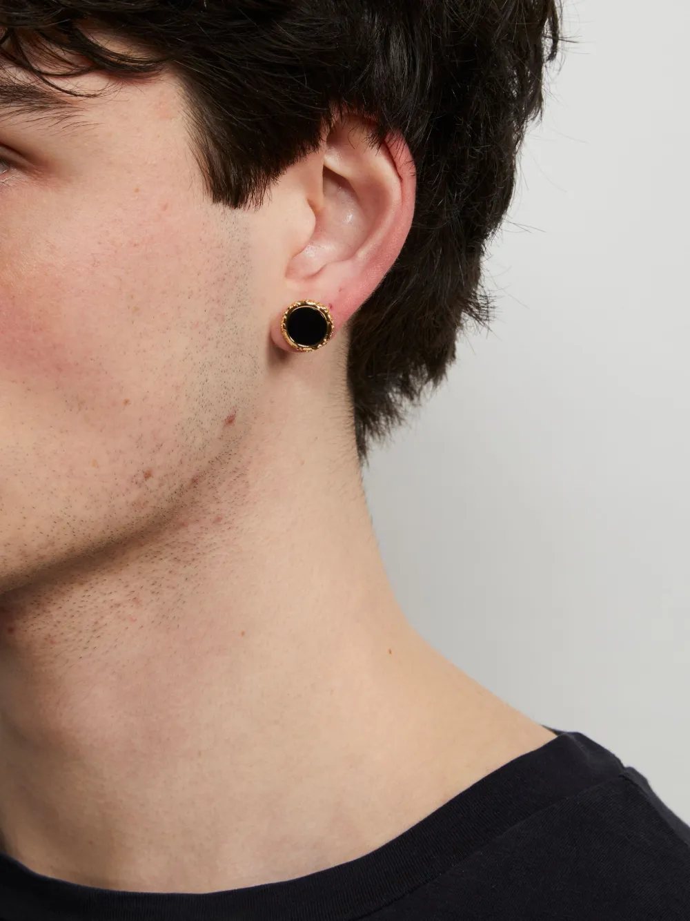 Emanuele Bicocchi Amulet Stud Earring In Gold