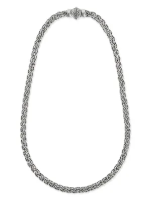 Emanuele Bicocchi Arabesque Sharp Chain Necklace | Silver | FARFETCH