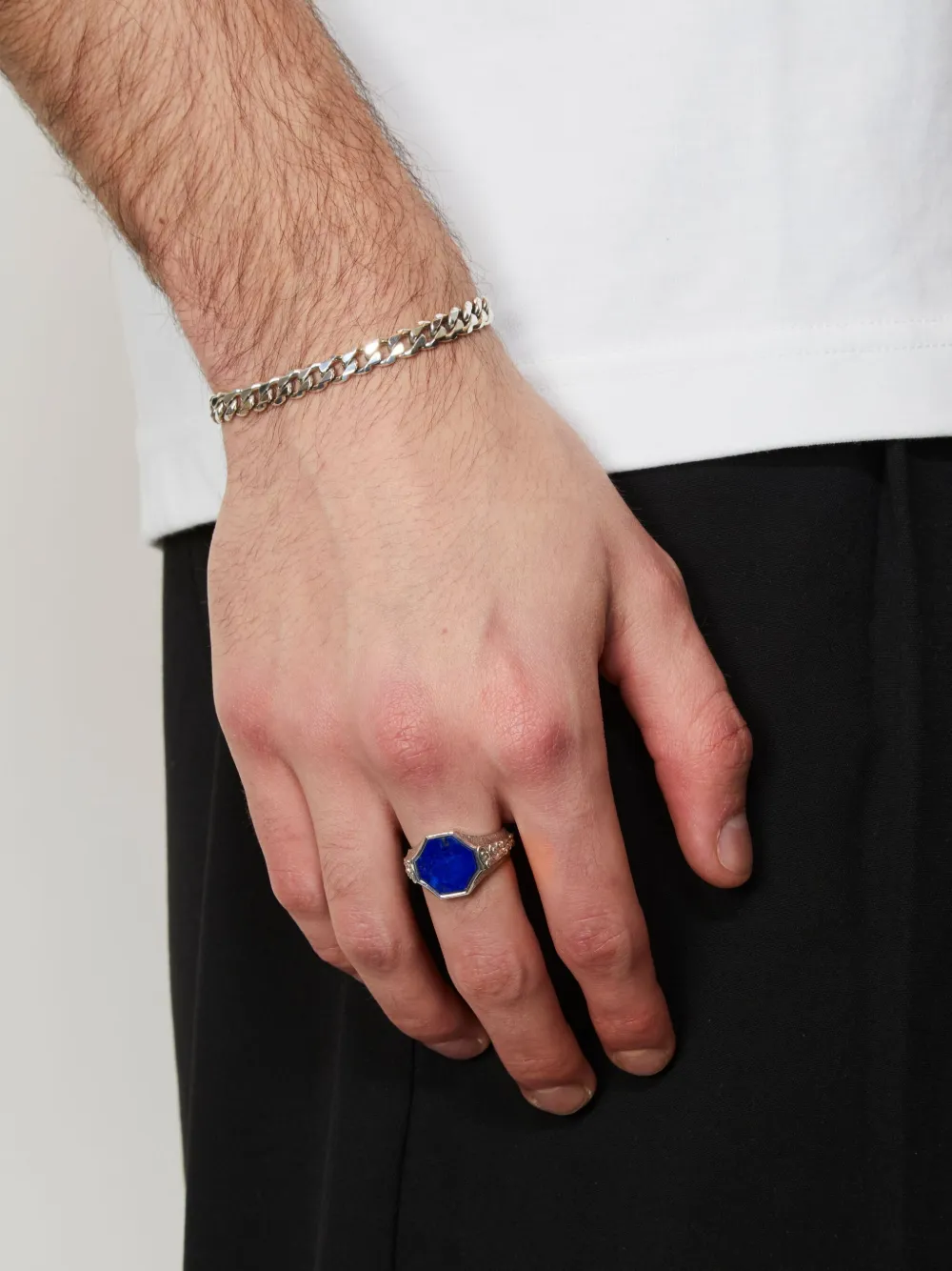 Emanuele Bicocchi Flourish Signet Ring In 银色