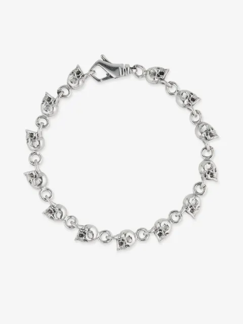 Emanuele Bicocchi pulsera con múltiples calaveras