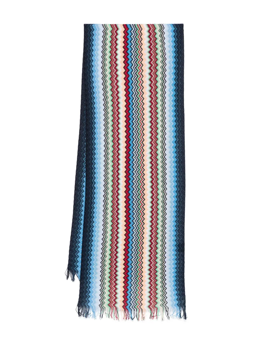 Missoni écharpe à motif zig-zag | bleu | Image 1
