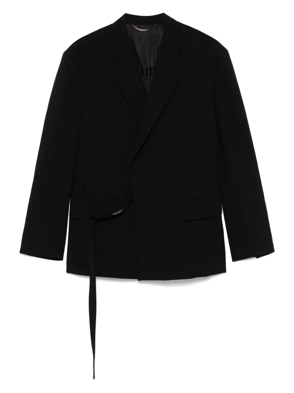 Juun.J blazer con cinturón | negro | Image 1