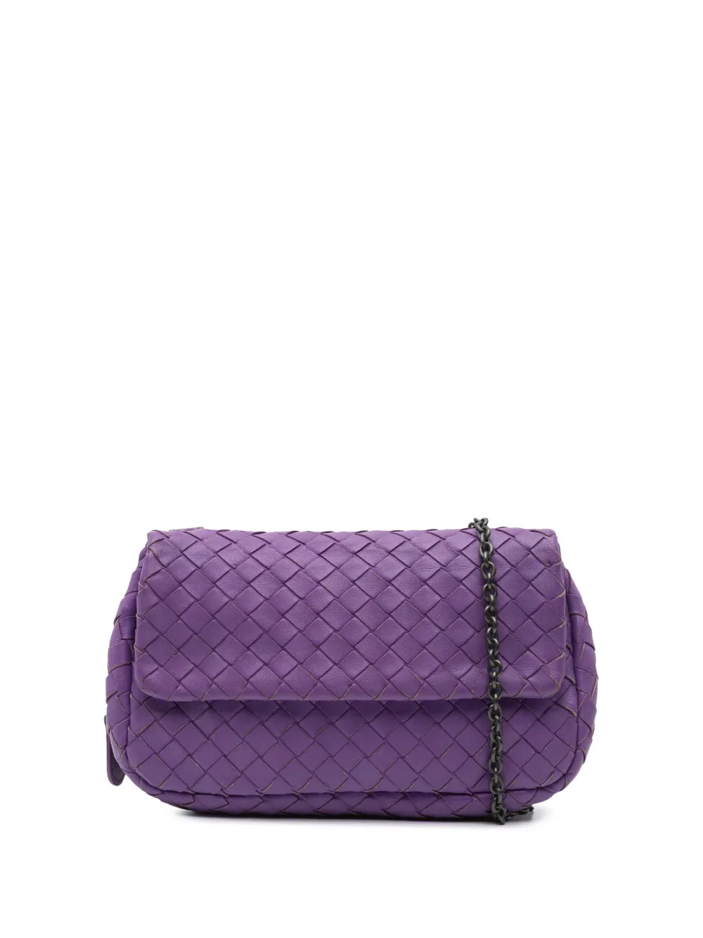 2012-2024 Mini Intrecciato Chain Flap crossbody bag