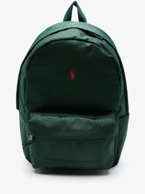 POLO RALPH LAUREN KIDS Polo Pony-embroidered backpack