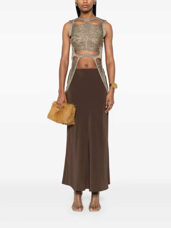 Rick Owens Tanja Top | Gold | FARFETCH