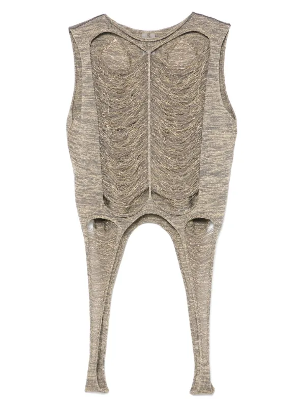 Tシャツ・カットソー Rick Owens Tanja Ls Gold Wool Top 29664782_58818349_600.jpg