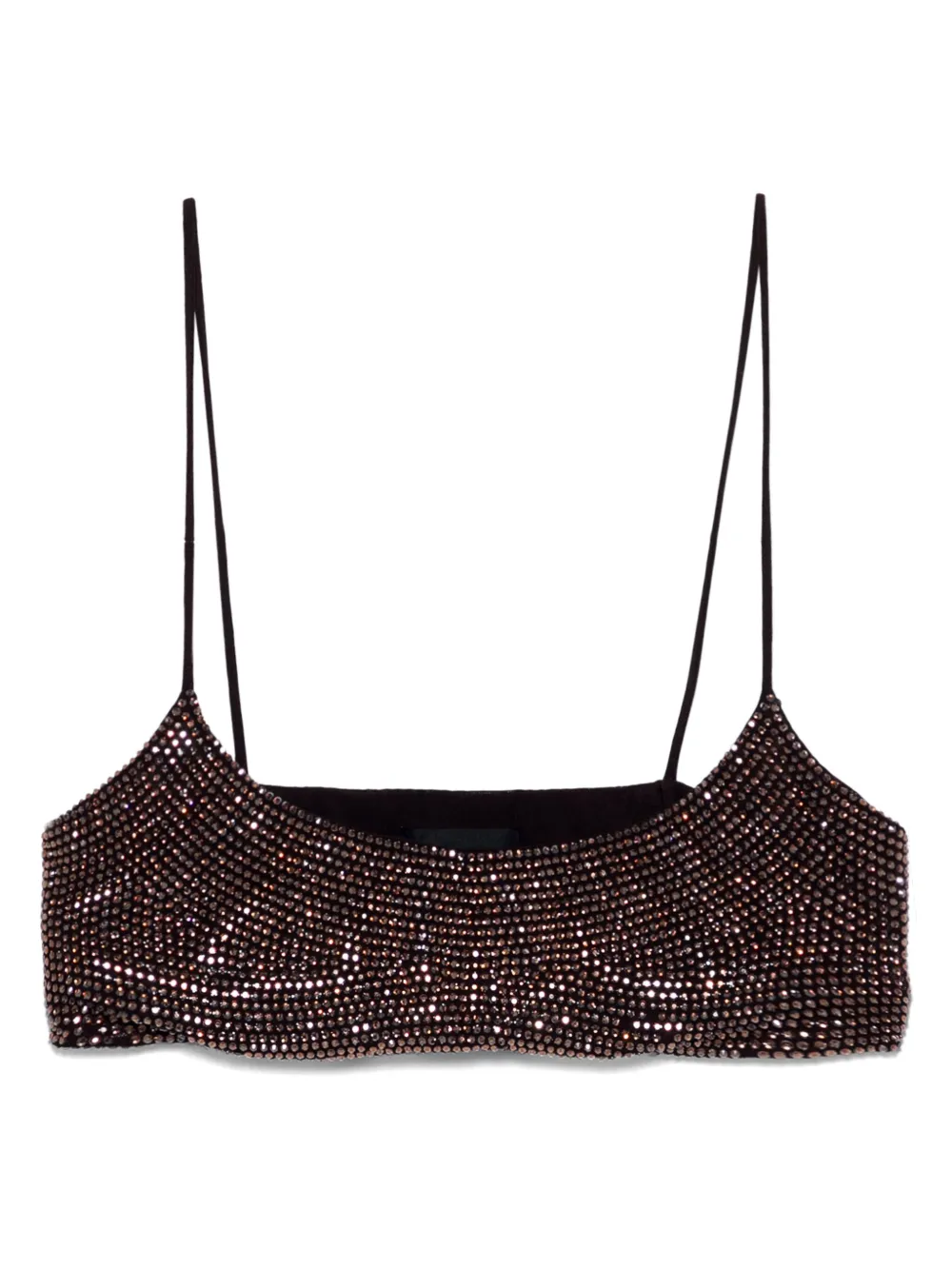 THE ANDAMANE sequin-embellished top | Brown | Image 1