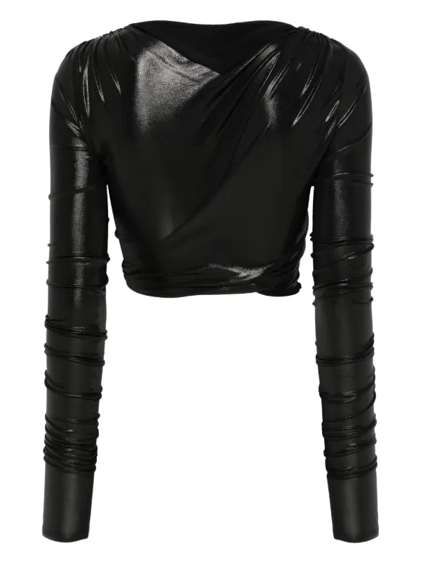 Rick Owens Lilies Jade クロップドトップ | ブラック | FARFETCH JP