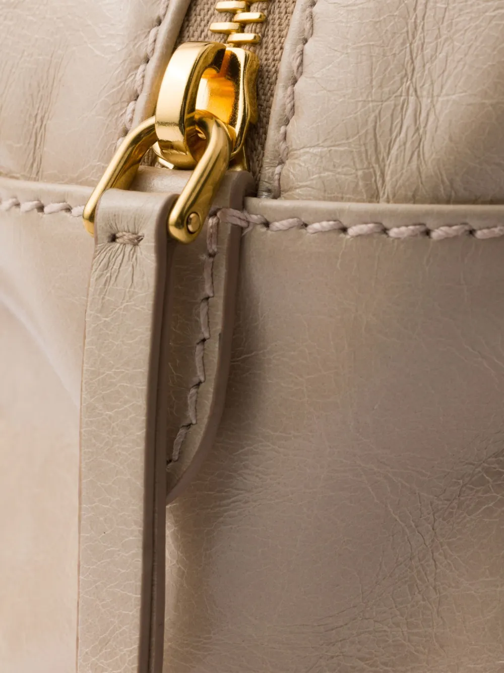 Prada Dangle leren shopper Beige