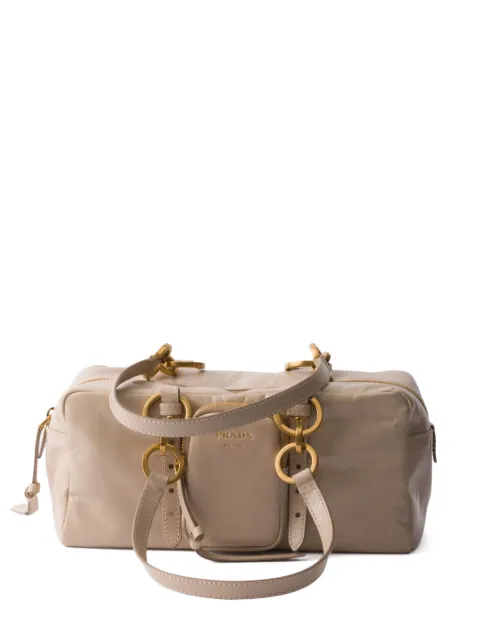 Prada Dangle leather tote bag