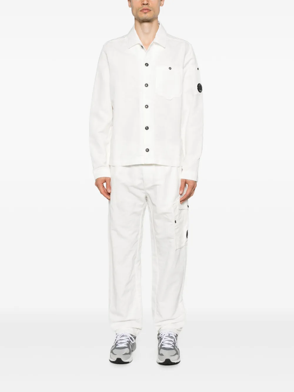 C.P. Company Lens-detailed overshirt | Lightweight Jackets | Image 2