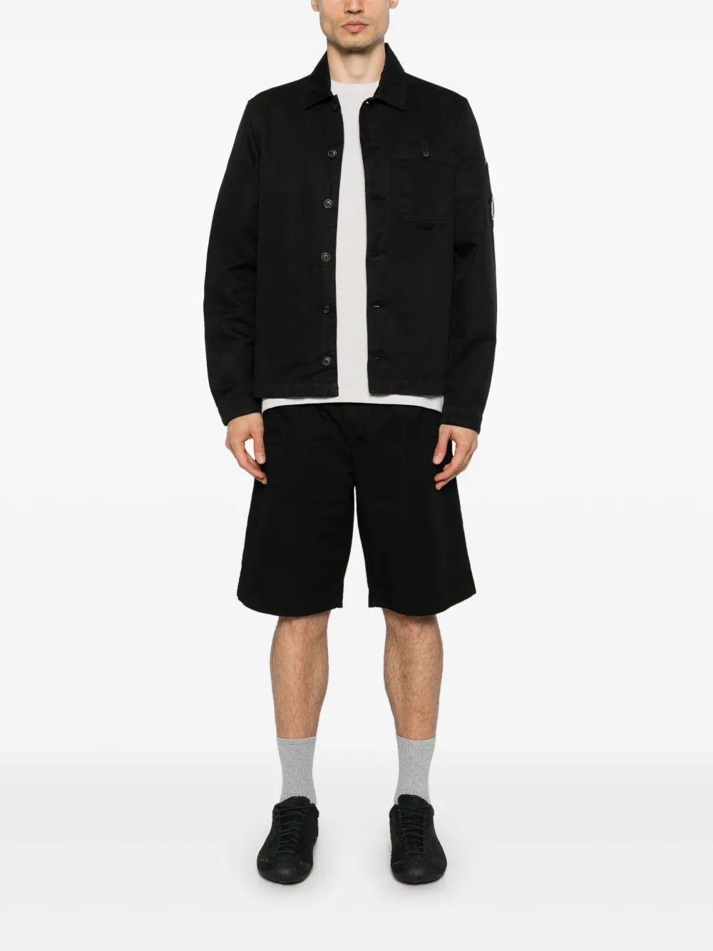 C.P. Company Lens-detailed overshirt | Lightweight Jackets | Image 2