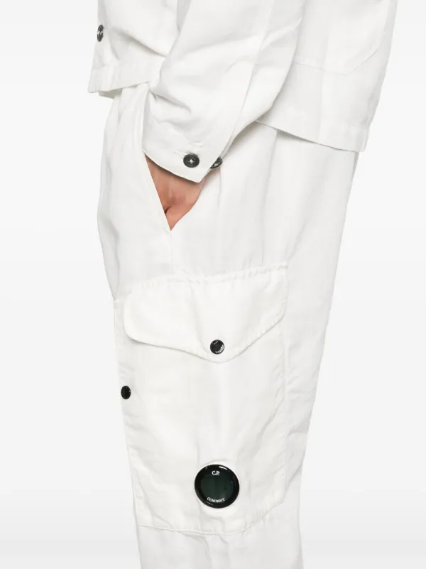 C.P. Company カーゴパンツ | ホワイト | FARFETCH JP