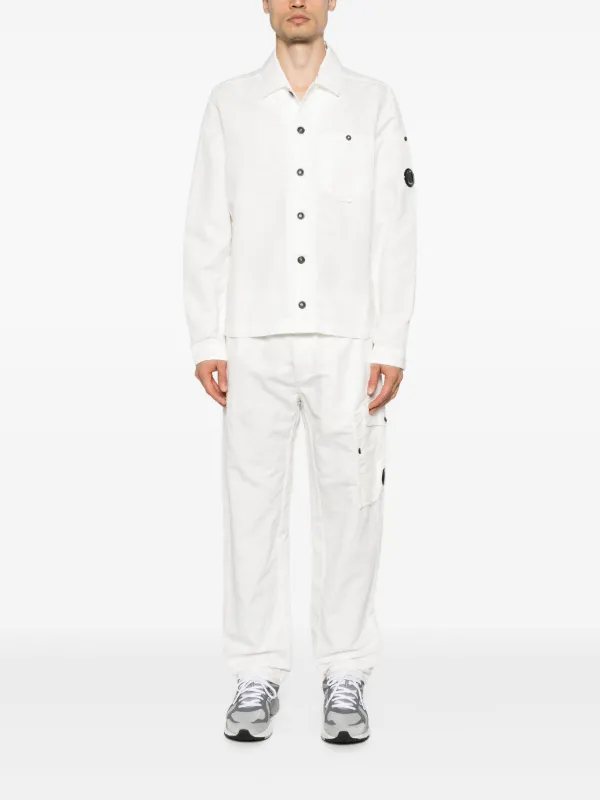 C.P. Company カーゴパンツ | ホワイト | FARFETCH JP