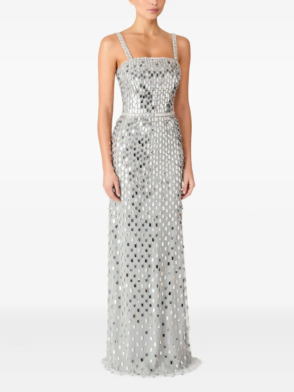 Jenny Packham Juliette maxi-jurk - Grijs