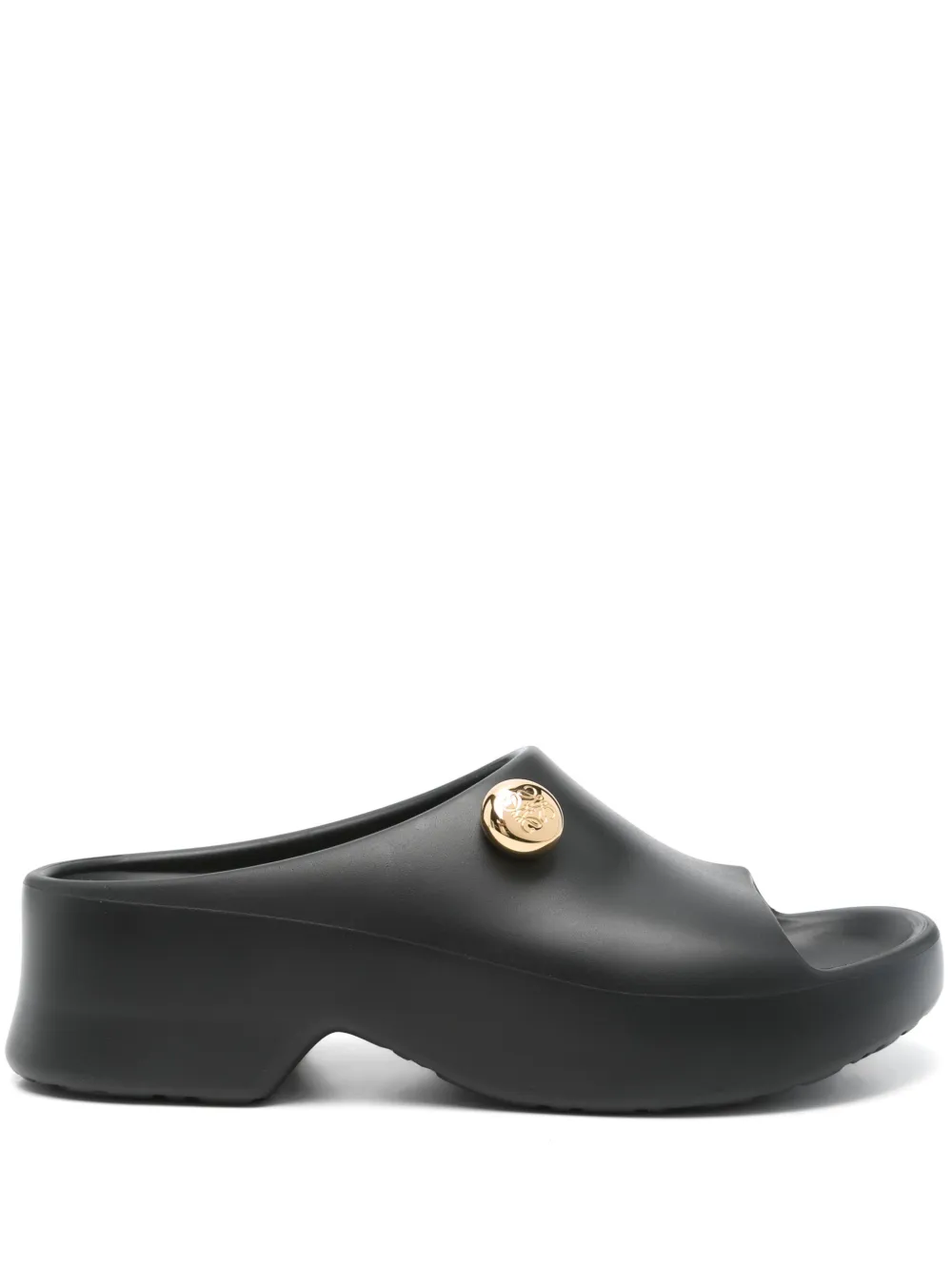 LOEWE 30mm Foam Pebble mules | Black | Image 1
