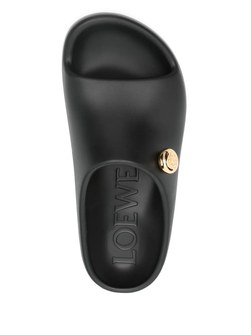 LOEWE 30 mm Foam Pebble muiltjes Zwart