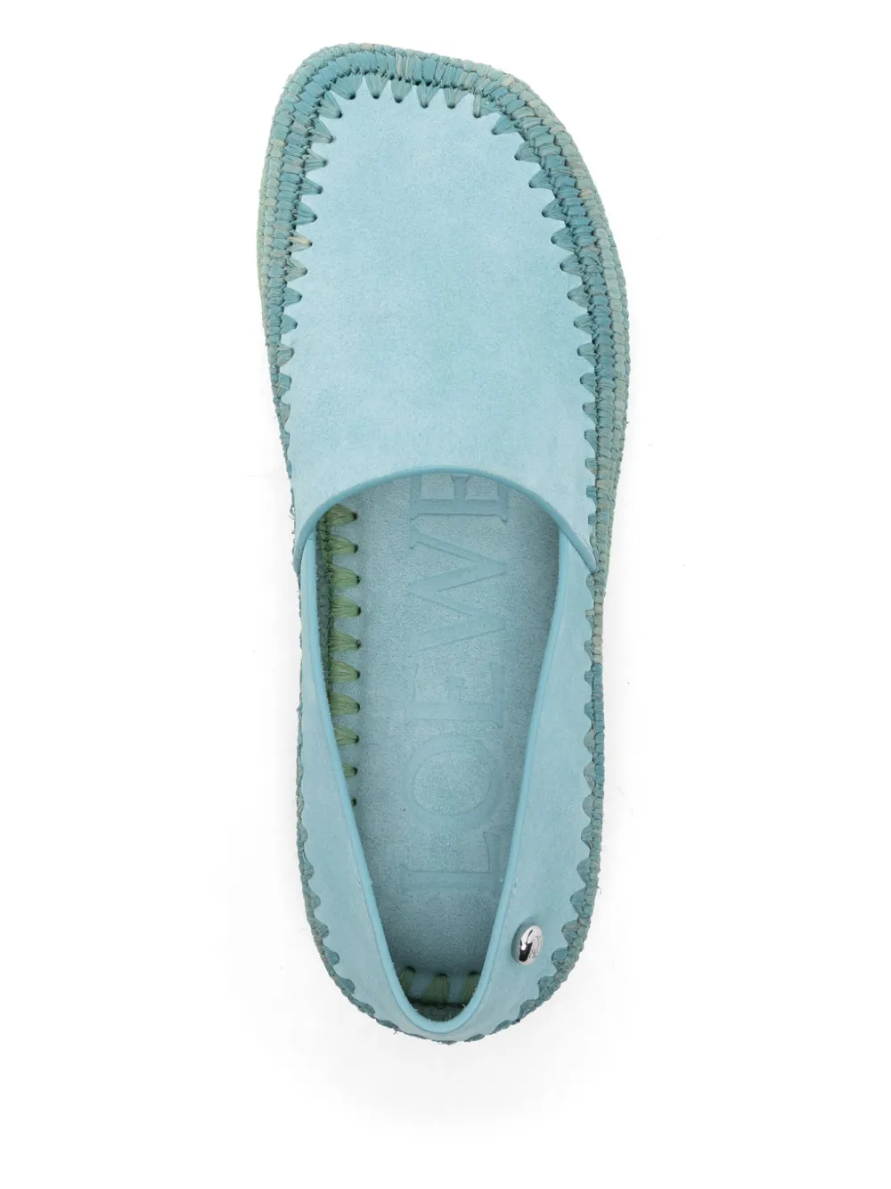 LOEWE Rio suède espadrilles Blauw