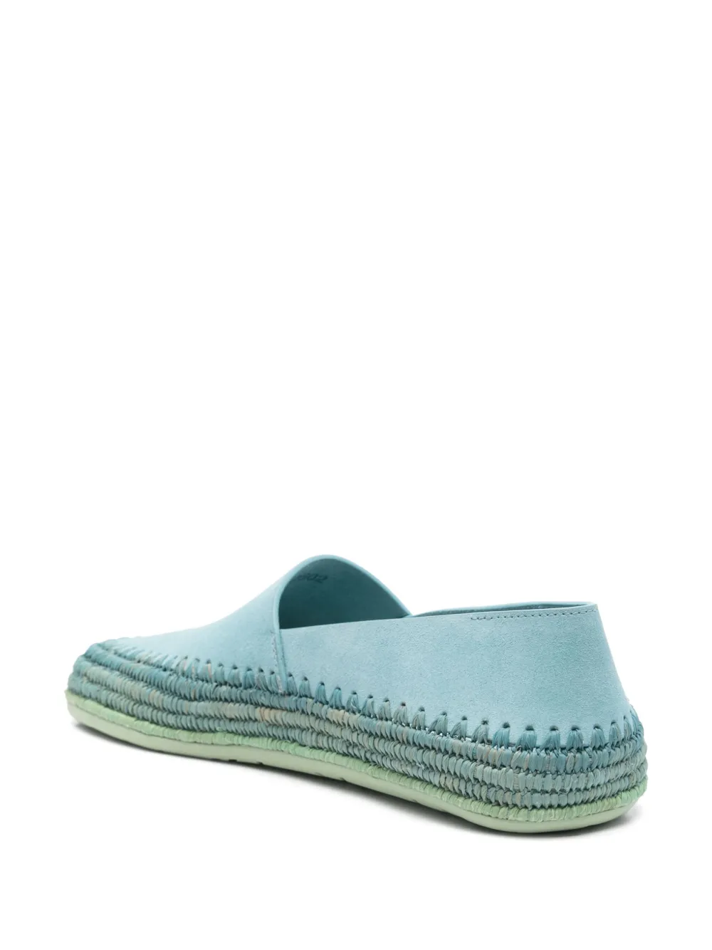 LOEWE Rio suède espadrilles Blauw