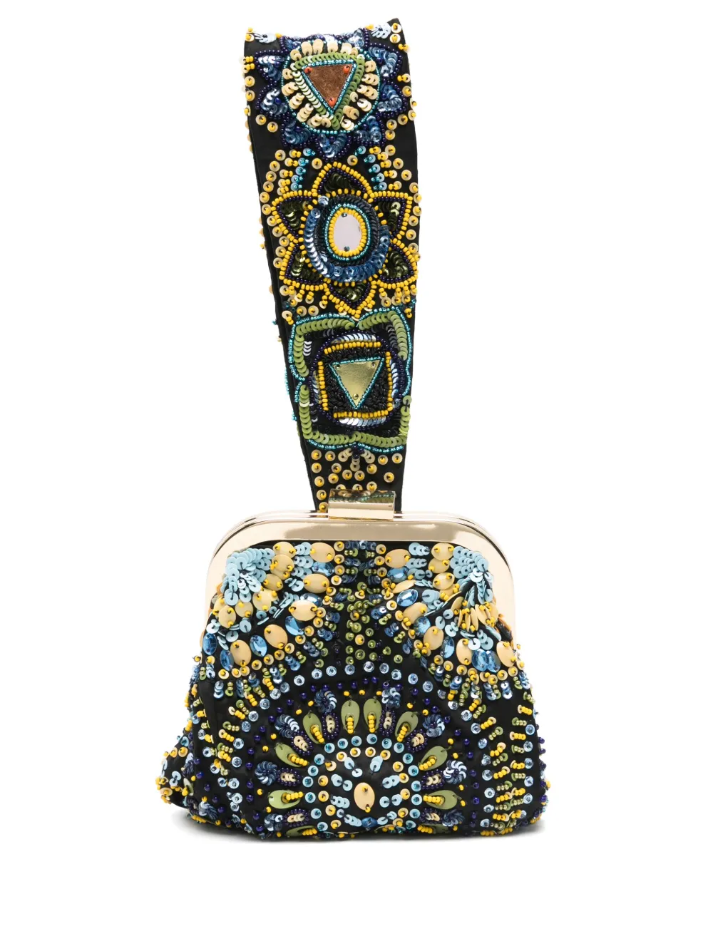 La DoubleJ Palazzo mini-clutch Zwart