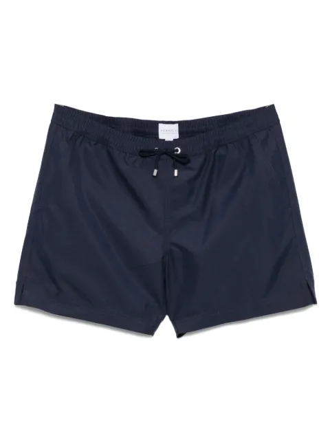 Sunspel shorts de playa con cordones en la pretina