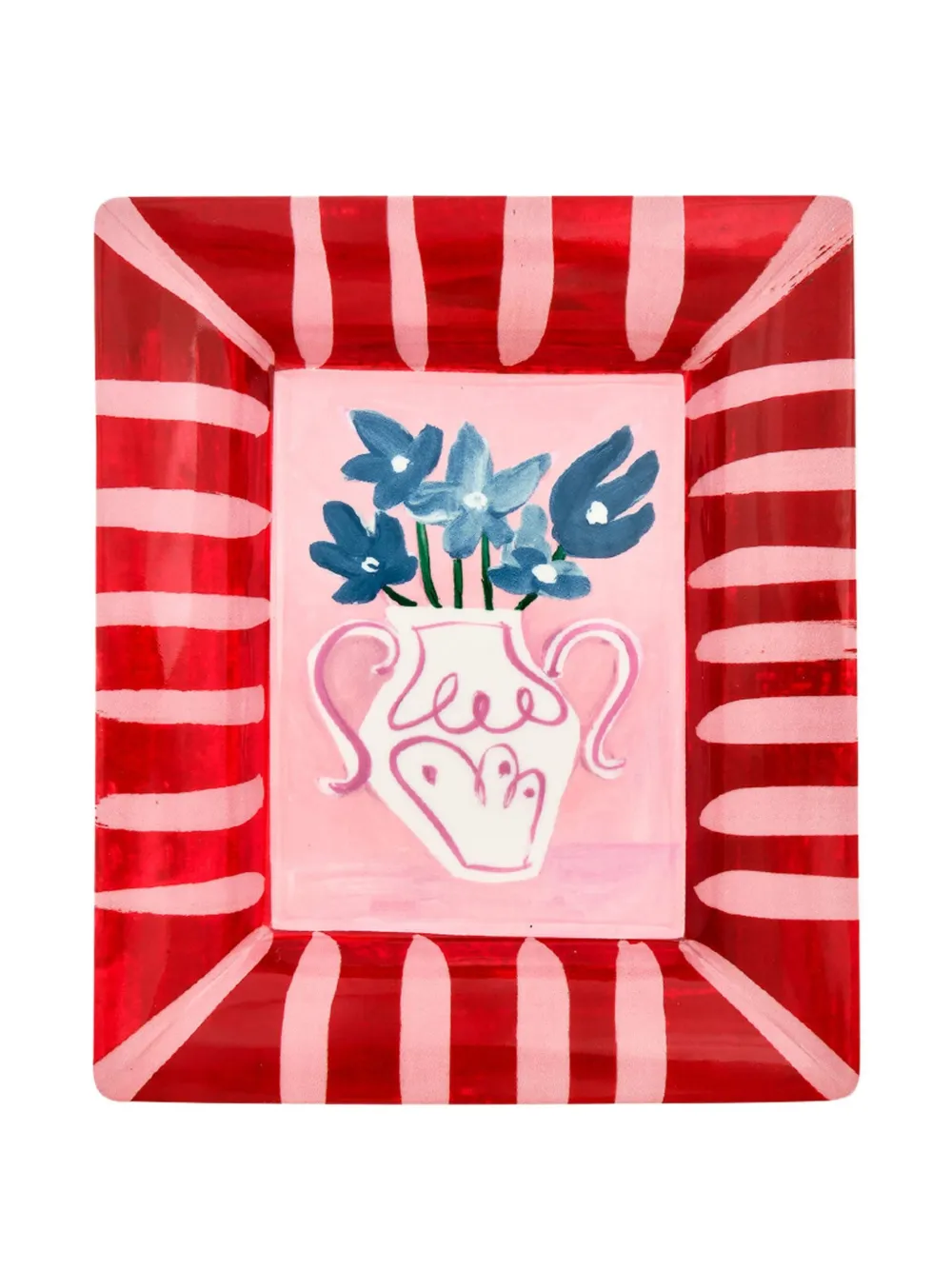 Bitossi Home Con Amore trinket tray (20.5cm x 17cm) | Red | Image 1