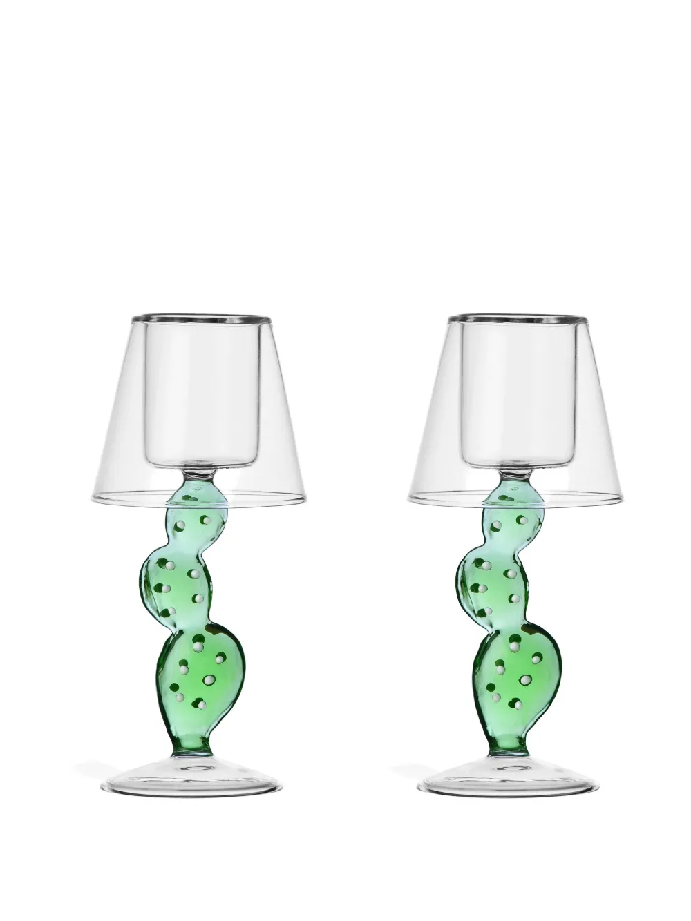 Ichendorf Milano Desert Plants Kerzenhalter (2er-Set) | Grün | Image 1