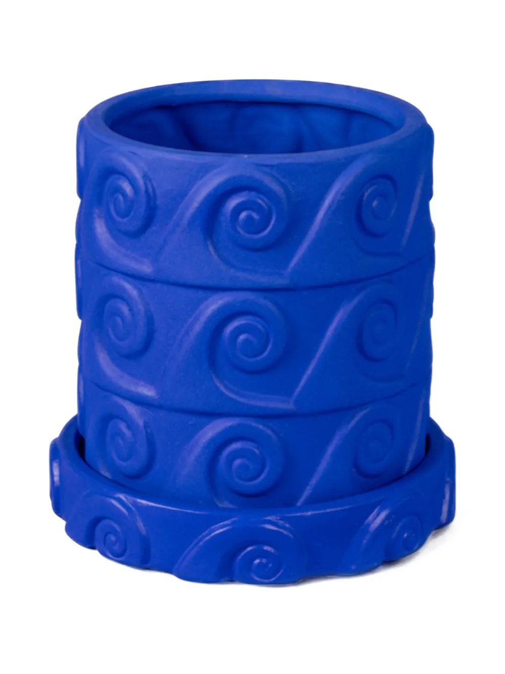 Seletti Onda swirl-patterned vase | Blue | Image 1