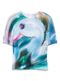 Tory Burch printed T-shirt - Blue
