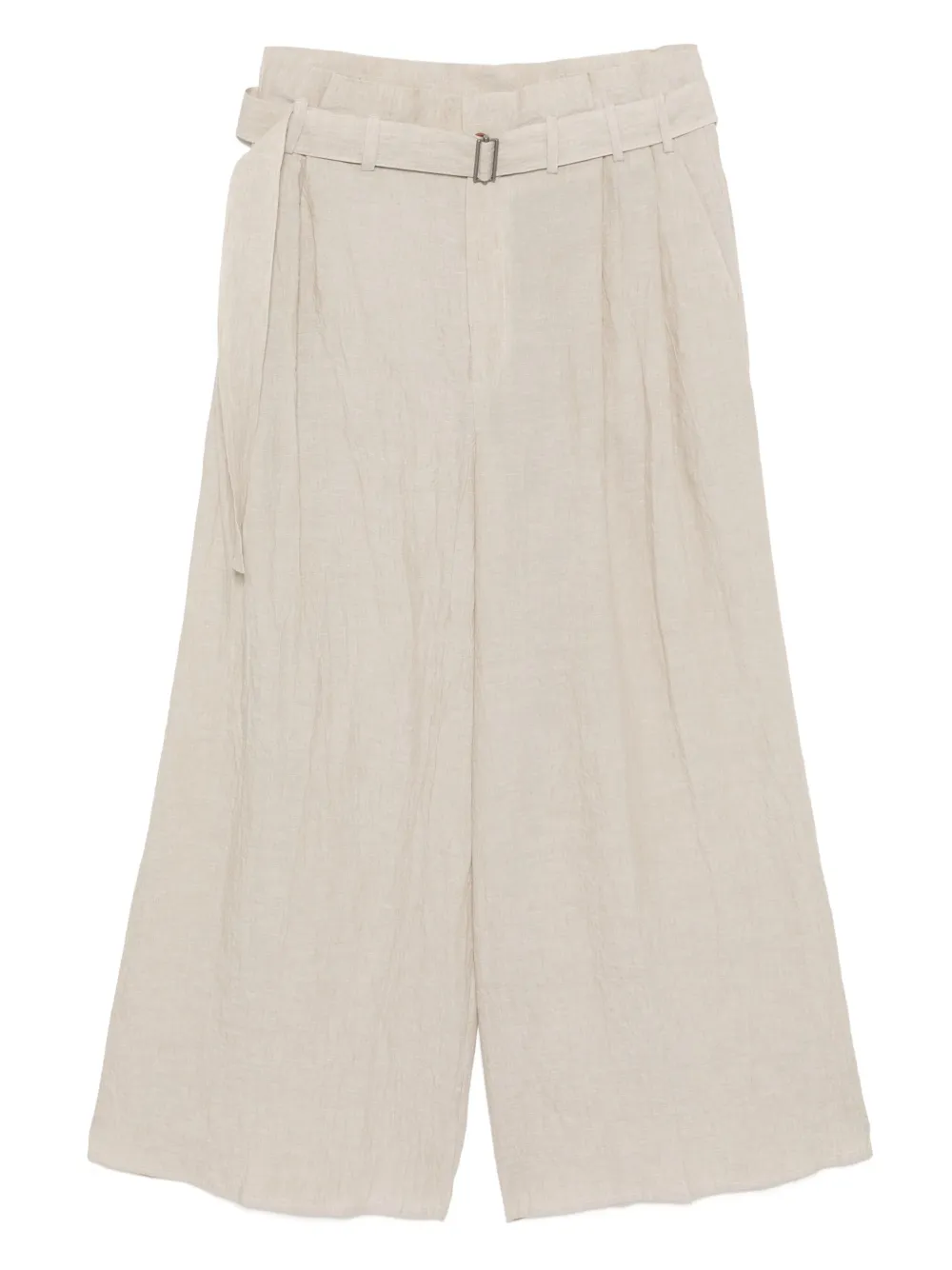 Forme D'expression belted wide-leg pants | Neutrals | Image 1