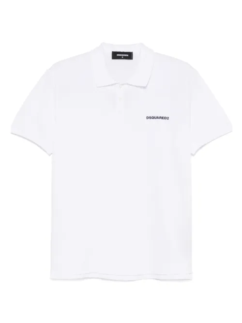 Polo à logo brodé - DSQUARED2 - Modalova