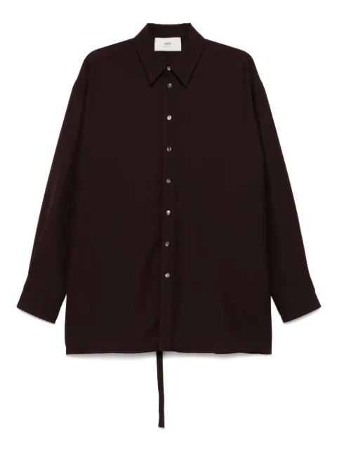 AMI Paris back-slit shirt 