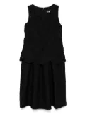 Comme Des Garçons Comme Des Garçons layered mini dress - Black