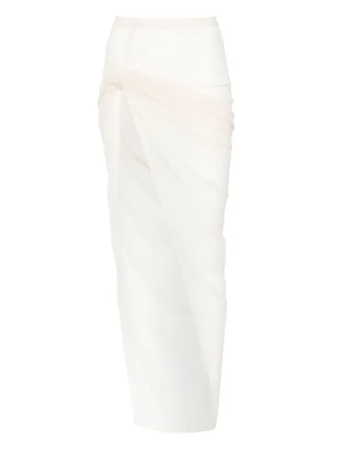 Rick Owens Lilies Twist Edfu asymmetric skirt 