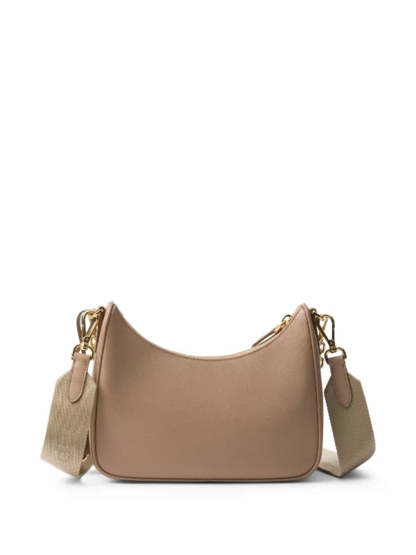 【関税&送料込】Prada Camel Leather Re-Edition 2005 Shoulder Prada Re-Edition 2005 chain-detail Shoulder Bag | Brown